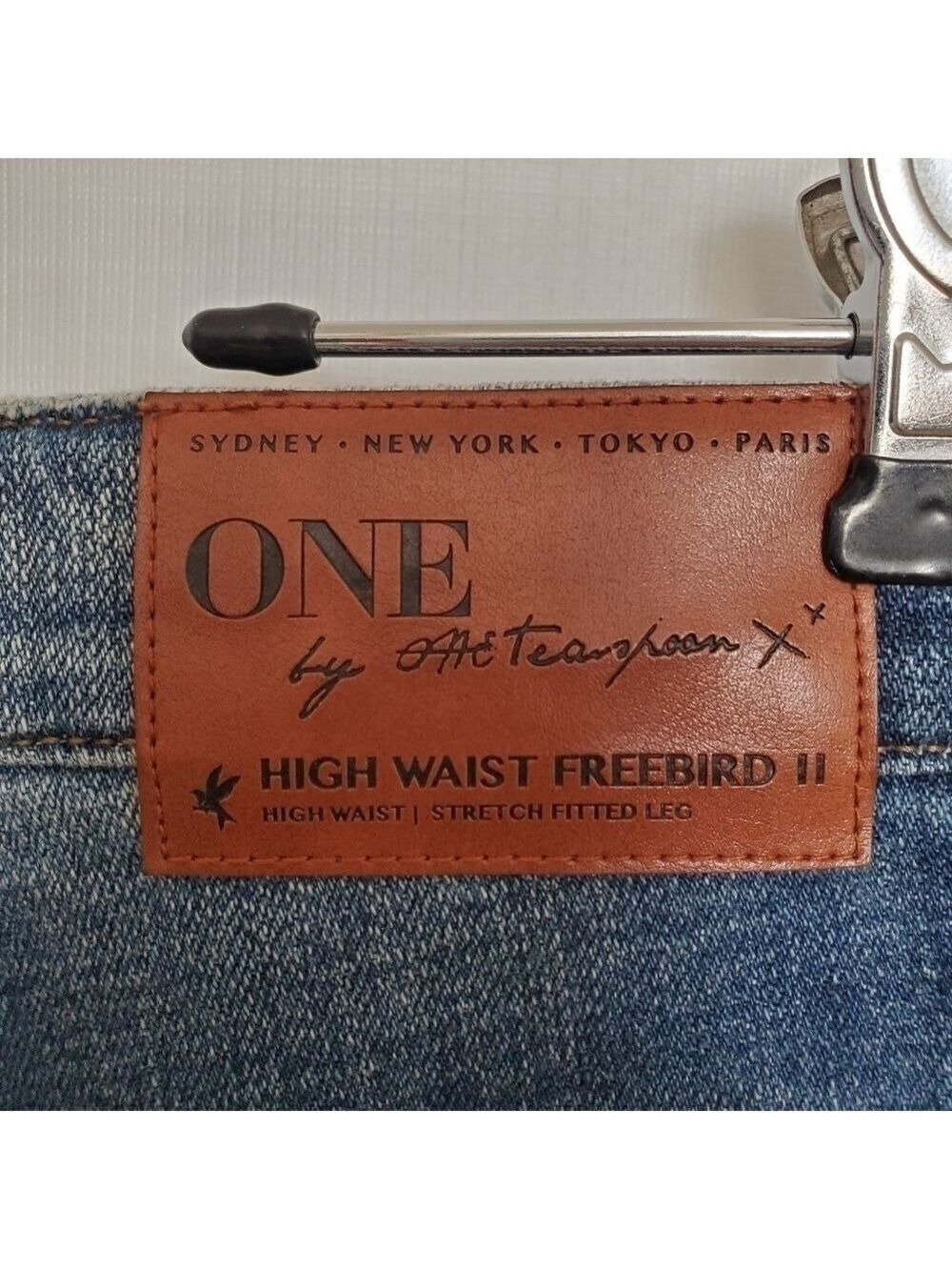 ONE X ONE TEASPOON HIGH WAIST FREEBIRD II SKINNEY JEAN DISTRESS BUSTED KNEES 25 - Picture 12 of 16